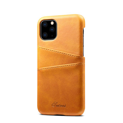 Geldbörsen-Kasten-vorzügliche Kasten-Telefon-Prämie ODM echte lederne Iphone