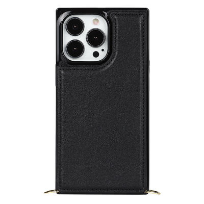 Nahtloser echter lederner schützende Fall-schmutzfester Luxus Iphone