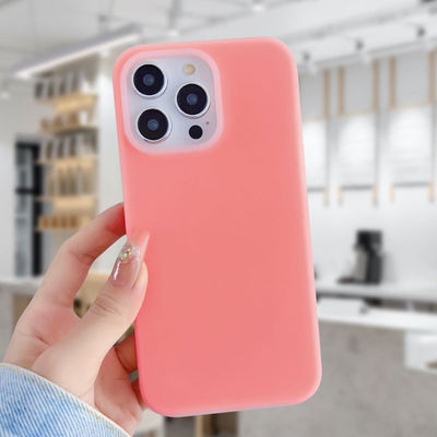 Einfache Ins Jelly Liquid Silicone Telefonkoffer für Apple 14 Promax iPhone 15 Vollpackung