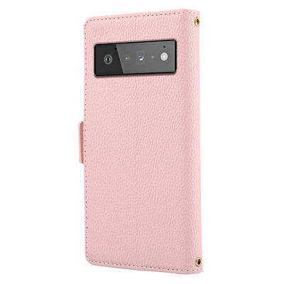 Pixel-Telefon-Kästen Tpu Google bedecken Scratchproof Flip Stand Leather