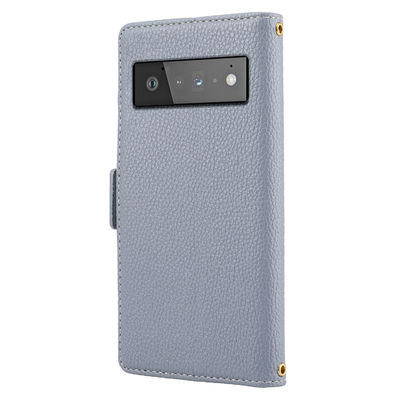 Pixel-Telefon-Kästen Tpu Google bedecken Scratchproof Flip Stand Leather