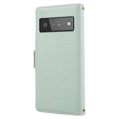 Pixel-Telefon-Kästen Tpu Google bedecken Scratchproof Flip Stand Leather