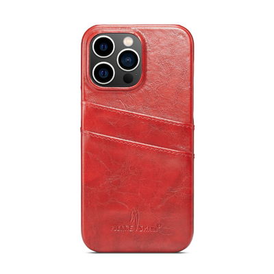 Kundenspezifisches iPhone 14-Pro-Max Leather Phone Cases Dirtproof-Haltbarkeit