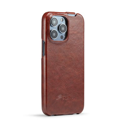 Vorzüglicher echter lederner magnetischer Luxusfall Telefon-Kästen Soems Iphone 14