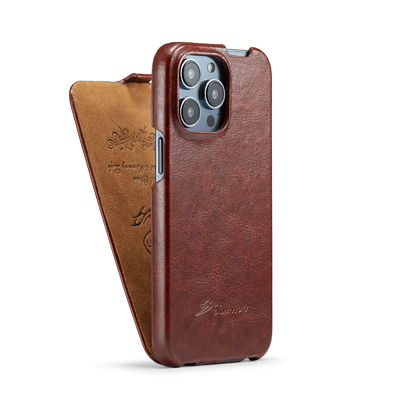 Vorzüglicher echter lederner magnetischer Luxusfall Telefon-Kästen Soems Iphone 14