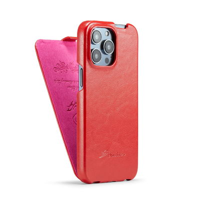 Vorzüglicher echter lederner magnetischer Luxusfall Telefon-Kästen Soems Iphone 14