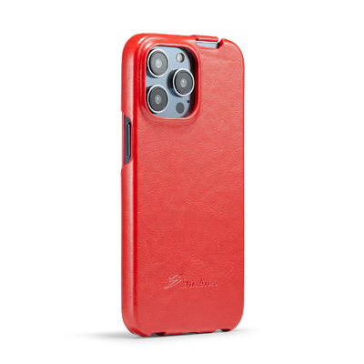 Vorzüglicher echter lederner magnetischer Luxusfall Telefon-Kästen Soems Iphone 14