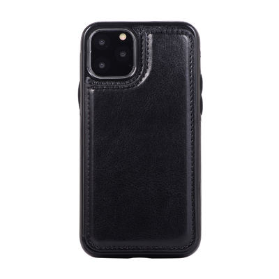 Stoßsicherer Handy-Geldbörsen-Kasten-harmlose iPhone 11-Abdeckung PUs lederner