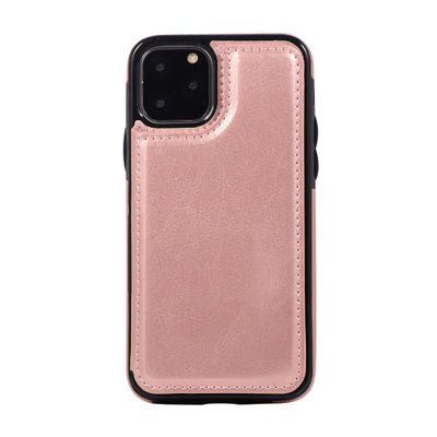 Stoßsicherer Handy-Geldbörsen-Kasten-harmlose iPhone 11-Abdeckung PUs lederner