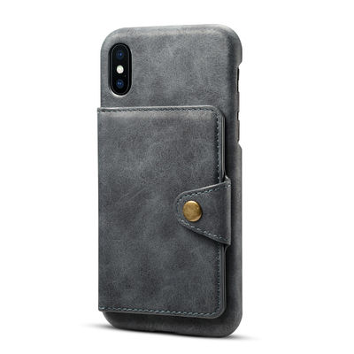 Magnetische Iphone 11 Pro-Max Leather Phone Cases Telefon-Beutel-Kasten Soems TA020