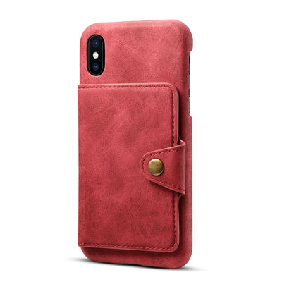 Magnetische Iphone 11 Pro-Max Leather Phone Cases Telefon-Beutel-Kasten Soems TA020