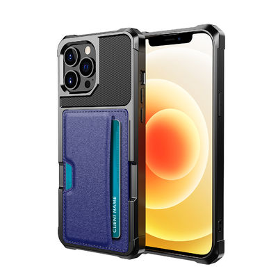 Vorzüglicher Magnetkarten-Halter für schmutzfestes Leder 13 Iphone 12