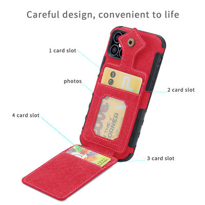 Lederner Fall lederner Telefon-Kasten-lederner Geldbörsen-Telefon-Kasten Iphone