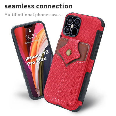 Lederner Fall lederner Telefon-Kasten-lederner Geldbörsen-Telefon-Kasten Iphone