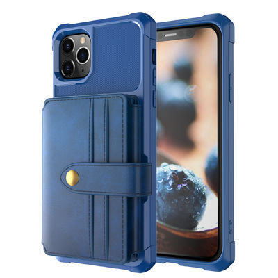 Glatte Fahrwerk-Telefon-Kasten-stoßsicherer magnetischer lederner Telefon-Kasten