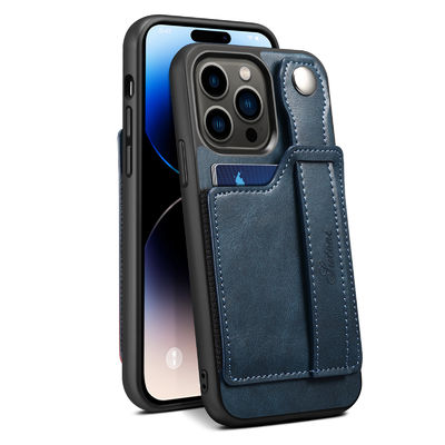 Lederner Fall lederner Telefon-Kasten-lederner Geldbörsen-Telefon-Kasten Iphone Luxus