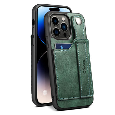 Lederner Fall lederner Telefon-Kasten-lederner Geldbörsen-Telefon-Kasten Iphone Luxus