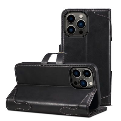 Echte lederne Telefon-Kasten-einzigartige Handy-Fallluxusprämie