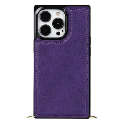 Nahtloser echter lederner schützende Fall-schmutzfester Luxus Iphone