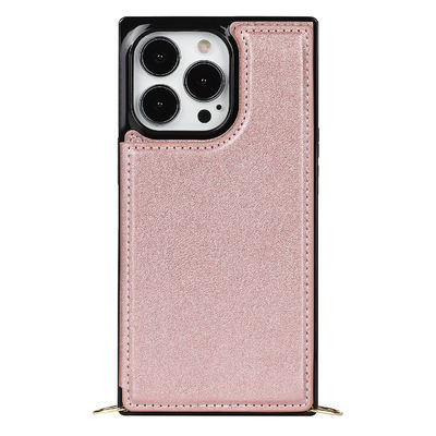 Nahtloser echter lederner schützende Fall-schmutzfester Luxus Iphone