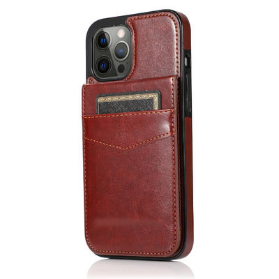 Kratzer-Beweis-Leder-Telefon-Kästen Geldbörsen-Telefon-Kasten Iphone lederne