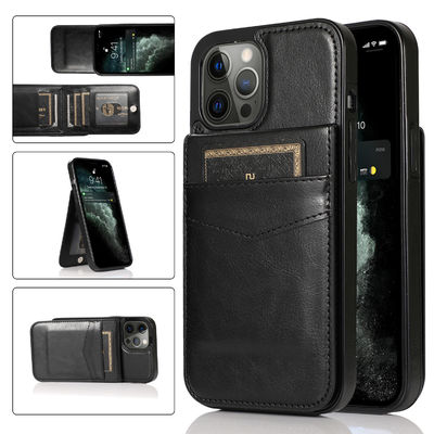 Kratzer-Beweis-Leder-Telefon-Kästen Geldbörsen-Telefon-Kasten Iphone lederne