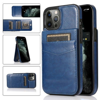 Kratzer-Beweis-Leder-Telefon-Kästen Geldbörsen-Telefon-Kasten Iphone lederne