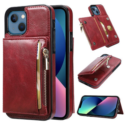 Abnehmbarer lederner Magnetkarten-Taschen-Telefon-Kasten für Galaxie S22 S23 ultra