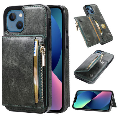 Abnehmbarer lederner Magnetkarten-Taschen-Telefon-Kasten für Galaxie S22 S23 ultra
