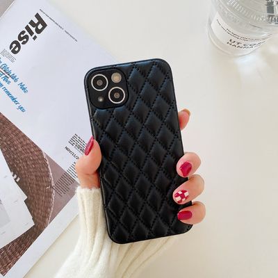 Hinunter Karikatur-ledernen echten ledernen Telefon-Rückendeckel für iPhone 12-Promaximales