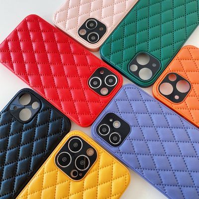 Hinunter Karikatur-ledernen echten ledernen Telefon-Rückendeckel für iPhone 12-Promaximales