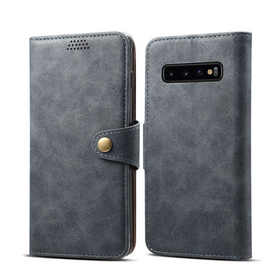 Nahtlose lederne schützende Fall-Scratchproof Luxusechtes Samsungs