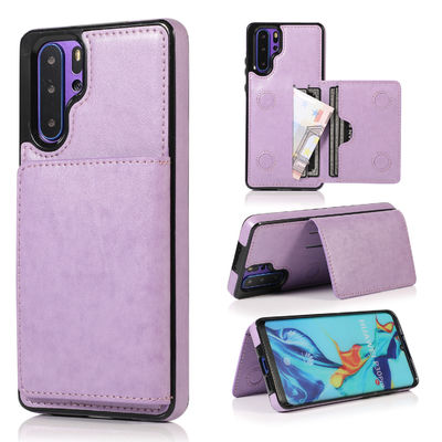 Ledernes stoßsicheres Telefon umkleidet Rückendeckel-Telefon-Kasten TPU schmutzfesten