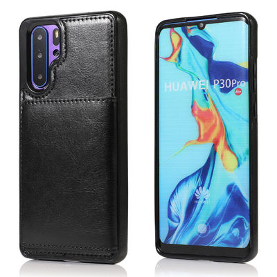 Ledernes stoßsicheres Telefon umkleidet Rückendeckel-Telefon-Kasten TPU schmutzfesten