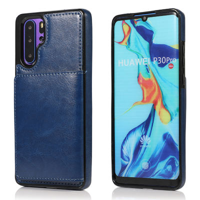 Ledernes stoßsicheres Telefon umkleidet Rückendeckel-Telefon-Kasten TPU schmutzfesten