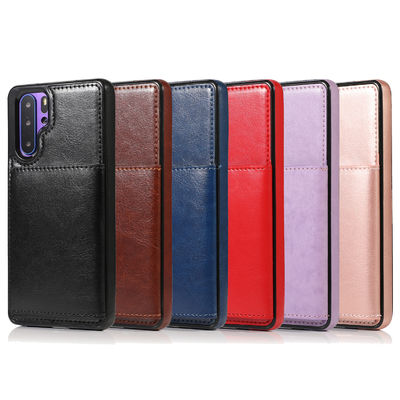 Ledernes stoßsicheres Telefon umkleidet Rückendeckel-Telefon-Kasten TPU schmutzfesten