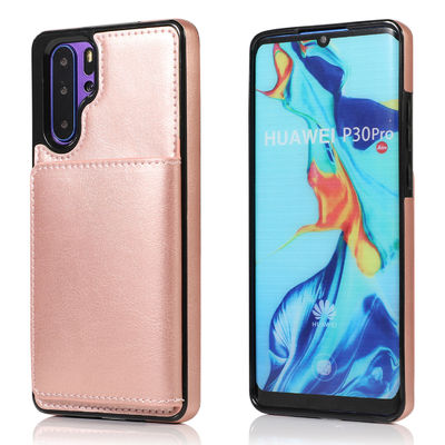 Ledernes stoßsicheres Telefon umkleidet Rückendeckel-Telefon-Kasten TPU schmutzfesten