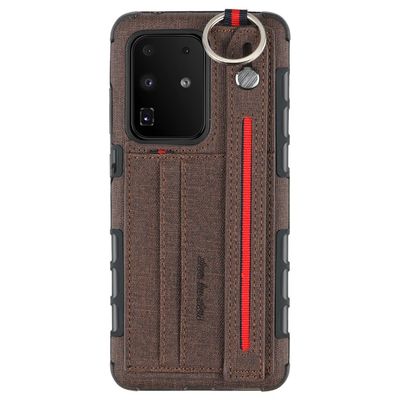 Echter Telefon-Kasten-lederne Kartenhalter schmutzfeste PU-Karten-Tasche