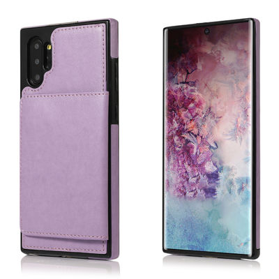 Leder-Kasten Soems 5g leichten Schlages 3 Matte Samsung Galaxys Z Kartenhalter-Geldbörse leichten Schlages 4