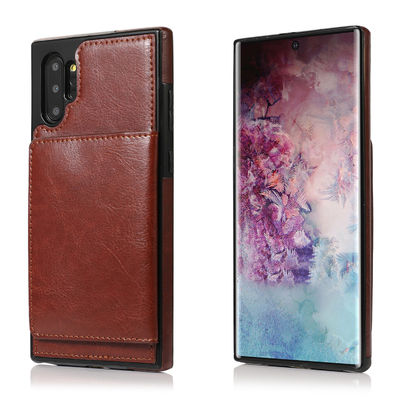 Leder-Kasten Soems 5g leichten Schlages 3 Matte Samsung Galaxys Z Kartenhalter-Geldbörse leichten Schlages 4