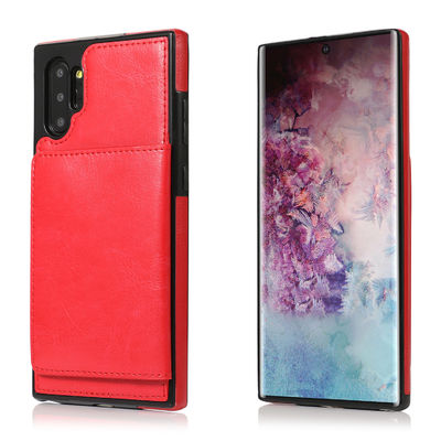 Leder-Kasten Soems 5g leichten Schlages 3 Matte Samsung Galaxys Z Kartenhalter-Geldbörse leichten Schlages 4