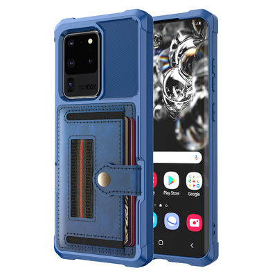 Magsafe-Samsung Mobile-Telefon-Beutel-Kasten-schmutzfester magnetischer lederner Kasten