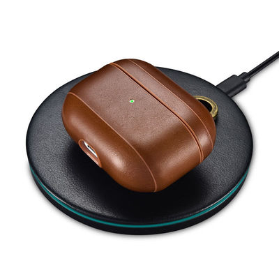 ODM-Kopfhörer-Kasten-Abdeckung schmutzfestes Generations-Fall-Leder Airpods 3