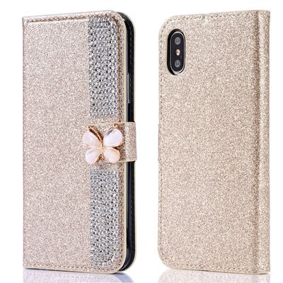Flash Pulver Elektroplattierte Diamant-Inlay-Telefonschutz für Iphone Xr Xs 11 12 13 14 Pro Max Zelldeckel