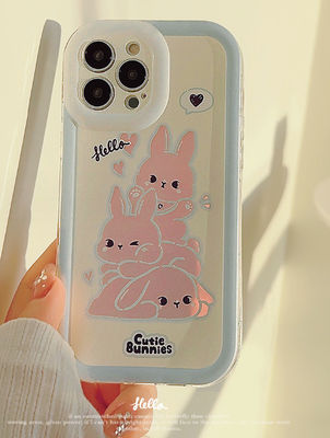 Schlagdichte Telefonhülsen Pink Rabbit Iphone 15 Apple Telefonhülse